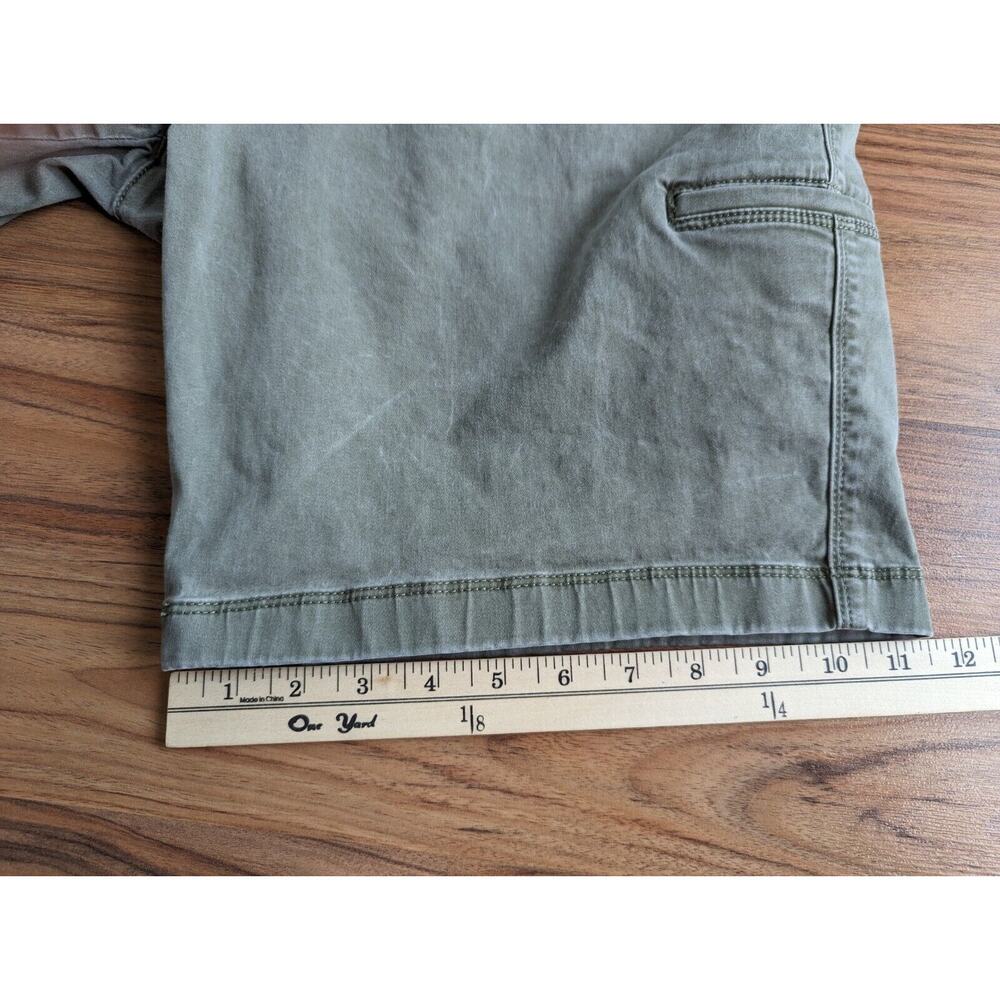 TOMMY BAHAMA BORACAY 10" INCH SHORTS MENS 40 Army Green STRETCH Chino C3 - Picture 8 of 12